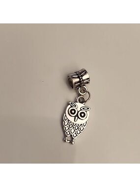 OWL  3 Charm for European Style Bracelets Fits Pandora Systems